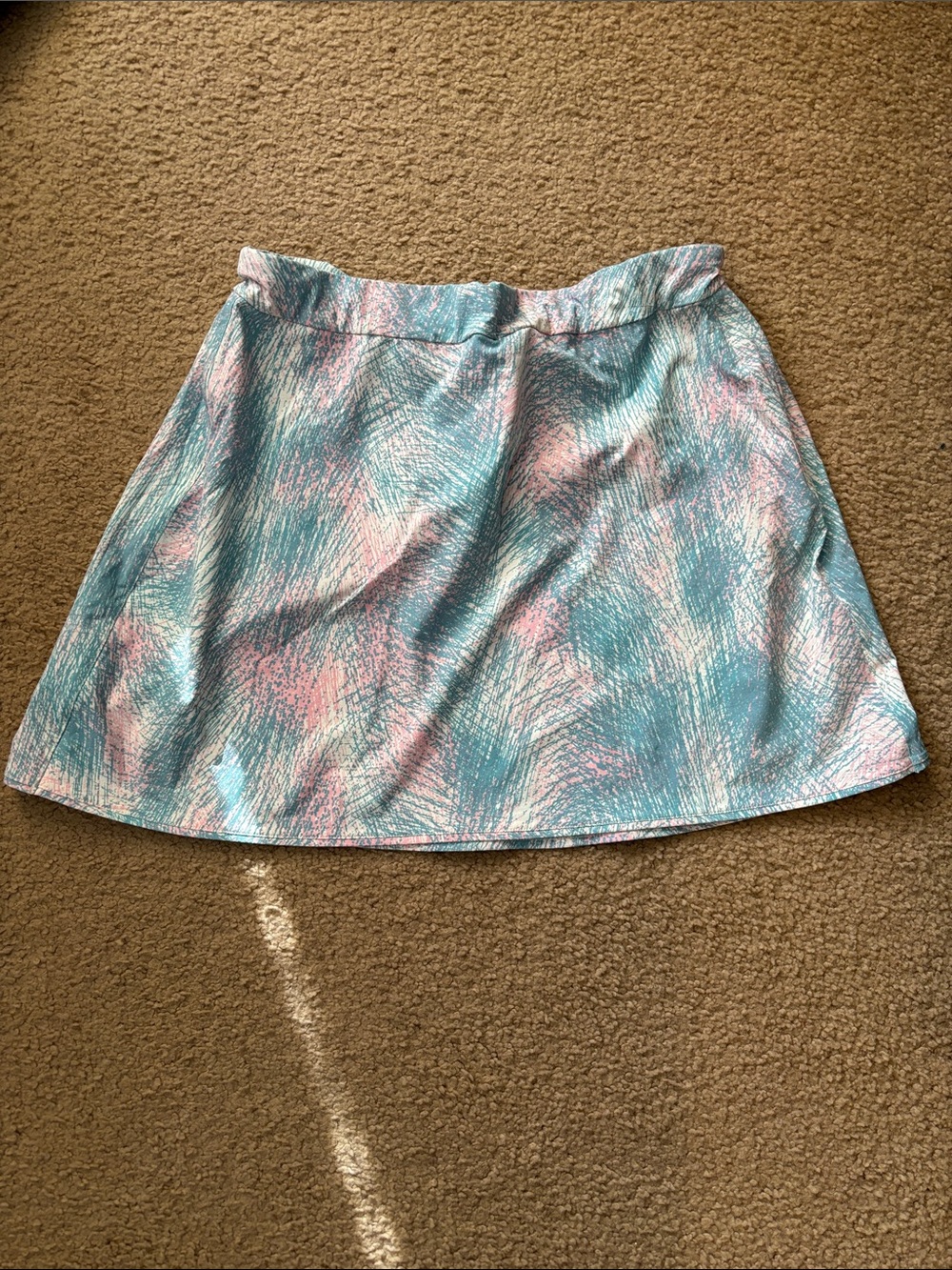 Outdoor Voices Pastel Blue and Pink Athletic Skirt Size S